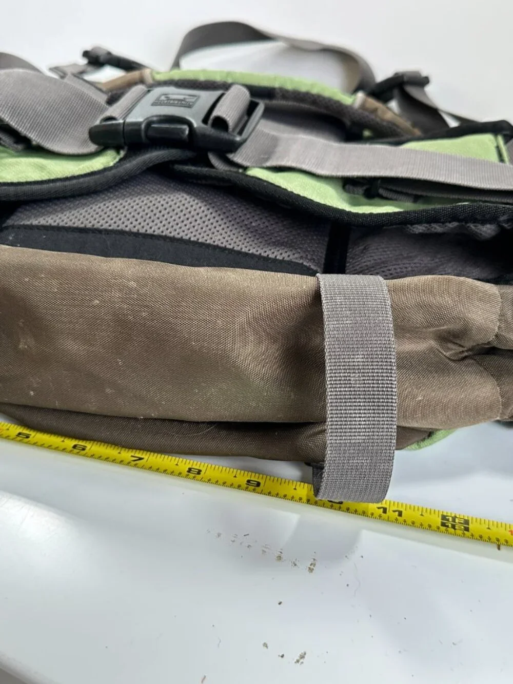 Vintage Mountainsmith Green Brown Lumbar Hiking Pack